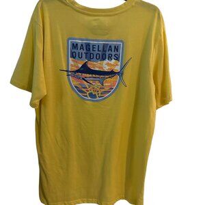 Magellan Outdoors Yellow Men's Fishing Shirt Size 2XL